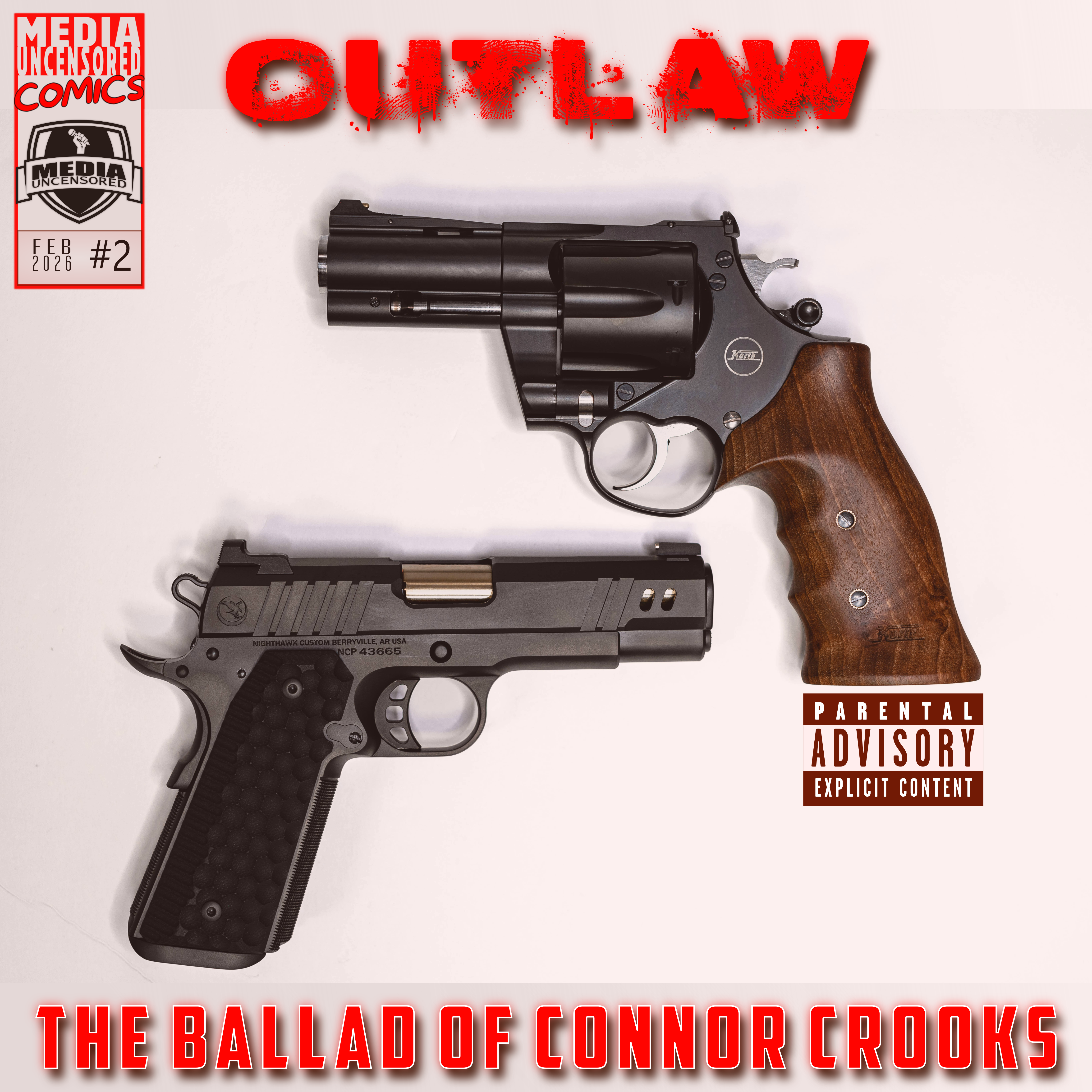 Outlaw / The Ballad of Connor Crooks — Issue #2 Cover